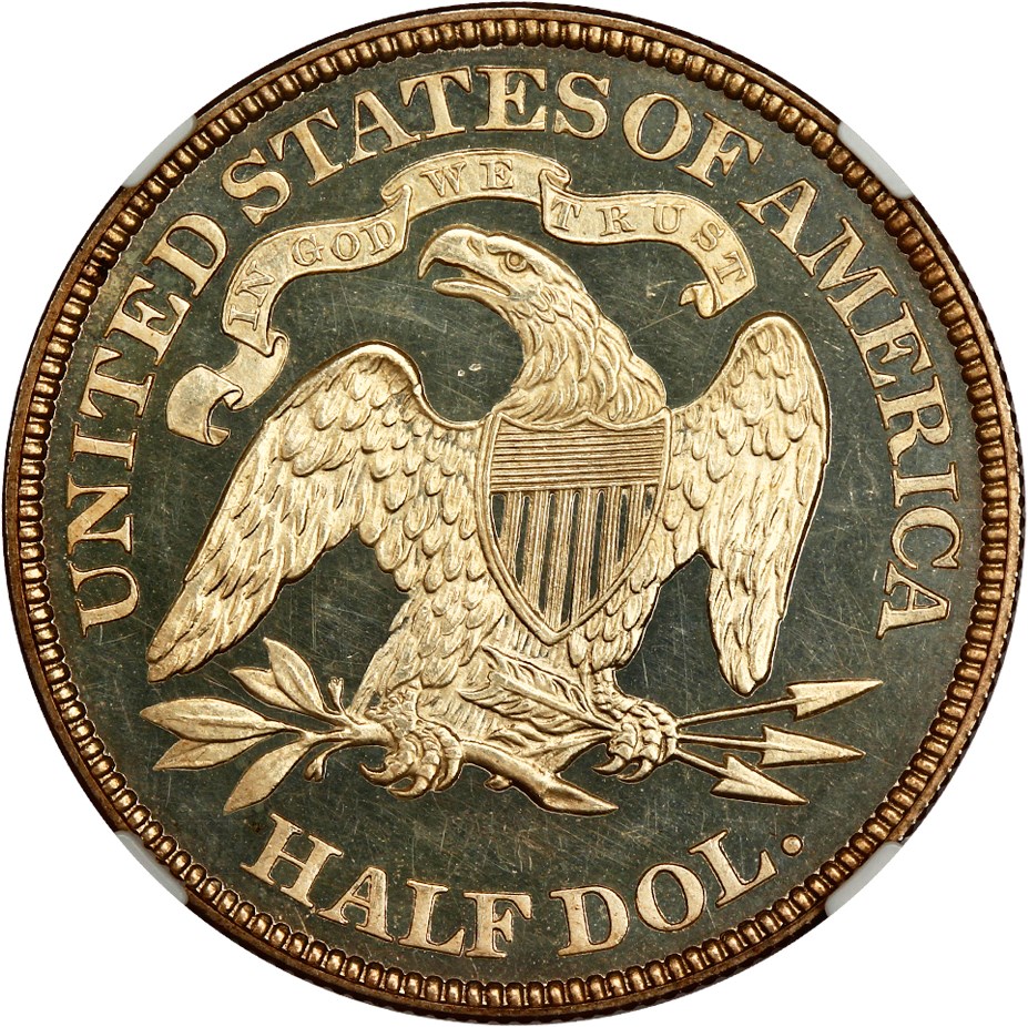 image for: 1872 50c NGC Proof 63 CAM