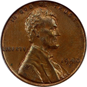 image for: 1940-D 1c PCGS AU58