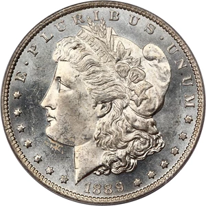 image for: 1889-O $1 PCGS MS63 PL