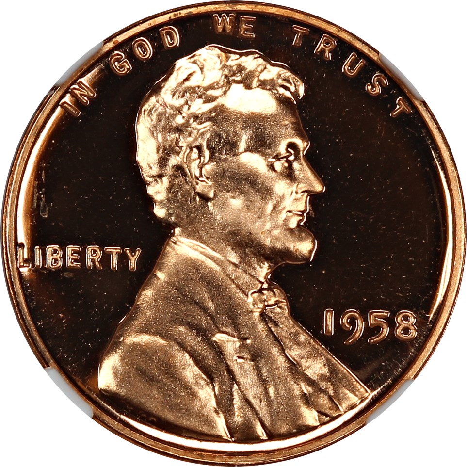 image for: 1958 1c NGC Proof 67 RD UCAM