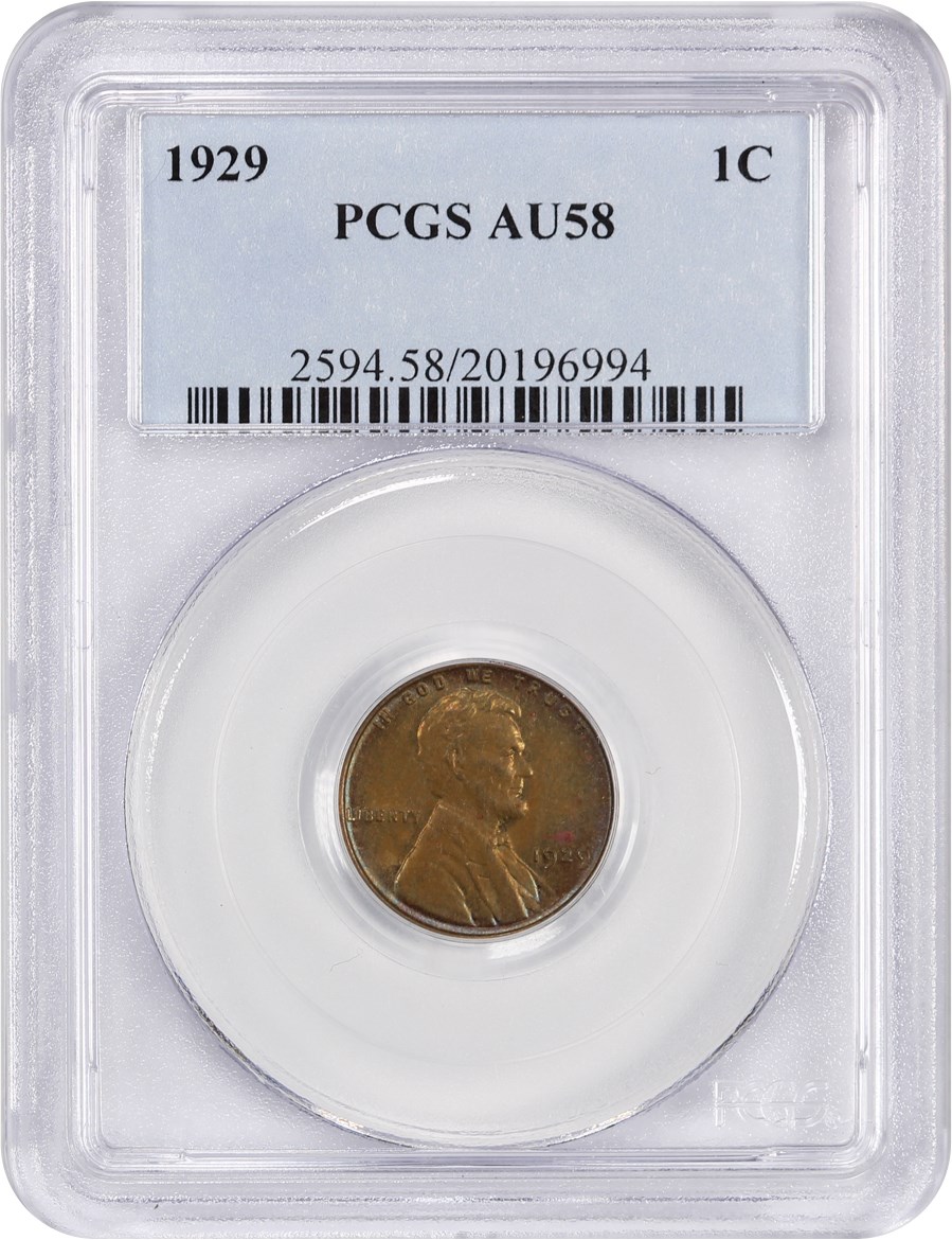 image for: 1929 1c PCGS AU58