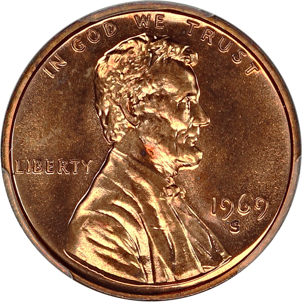 image for: 1969-S 1c PCGS Proof 66 RD