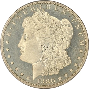 image for: 1880 $1 PCGS Proof 64