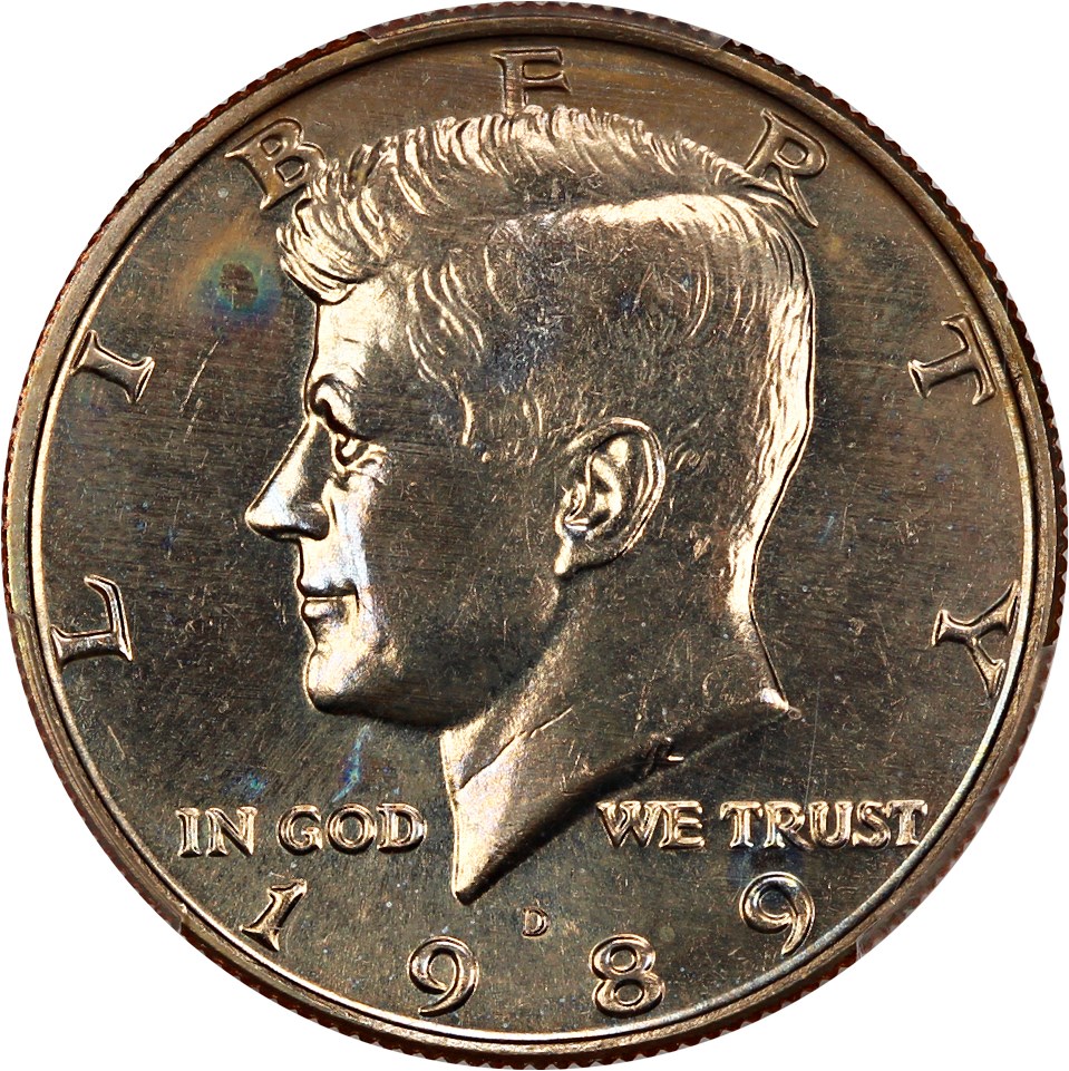 image for: 1989-D 50c PCGS MS67