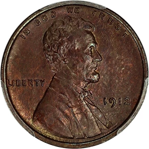 image for: 1912 1c PCGS MS63 BN