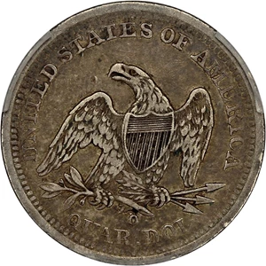 image for: 1843-O 25c PCGS VF25
