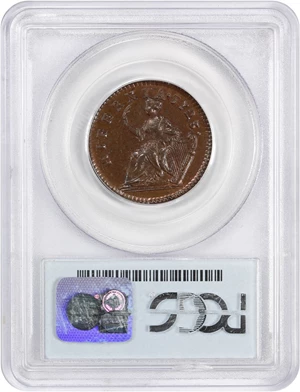 image for: 1723 Hibernia 1/2 P PCGS/CAC MS64 RB