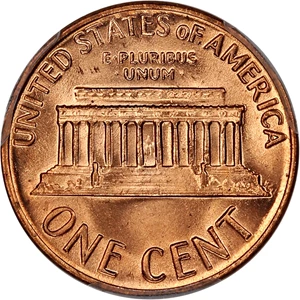 image for: 1970-S 1c PCGS MS66 RD (Large Date)