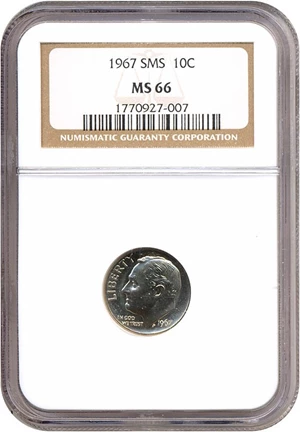 image for: 1967 10c SMS NGC MS66