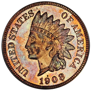 image for: 1908 1c PCGS Proof 64 RD