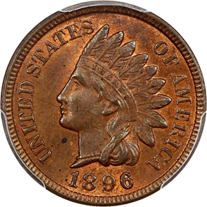 image for: 1896 1c PCGS MS64 RB