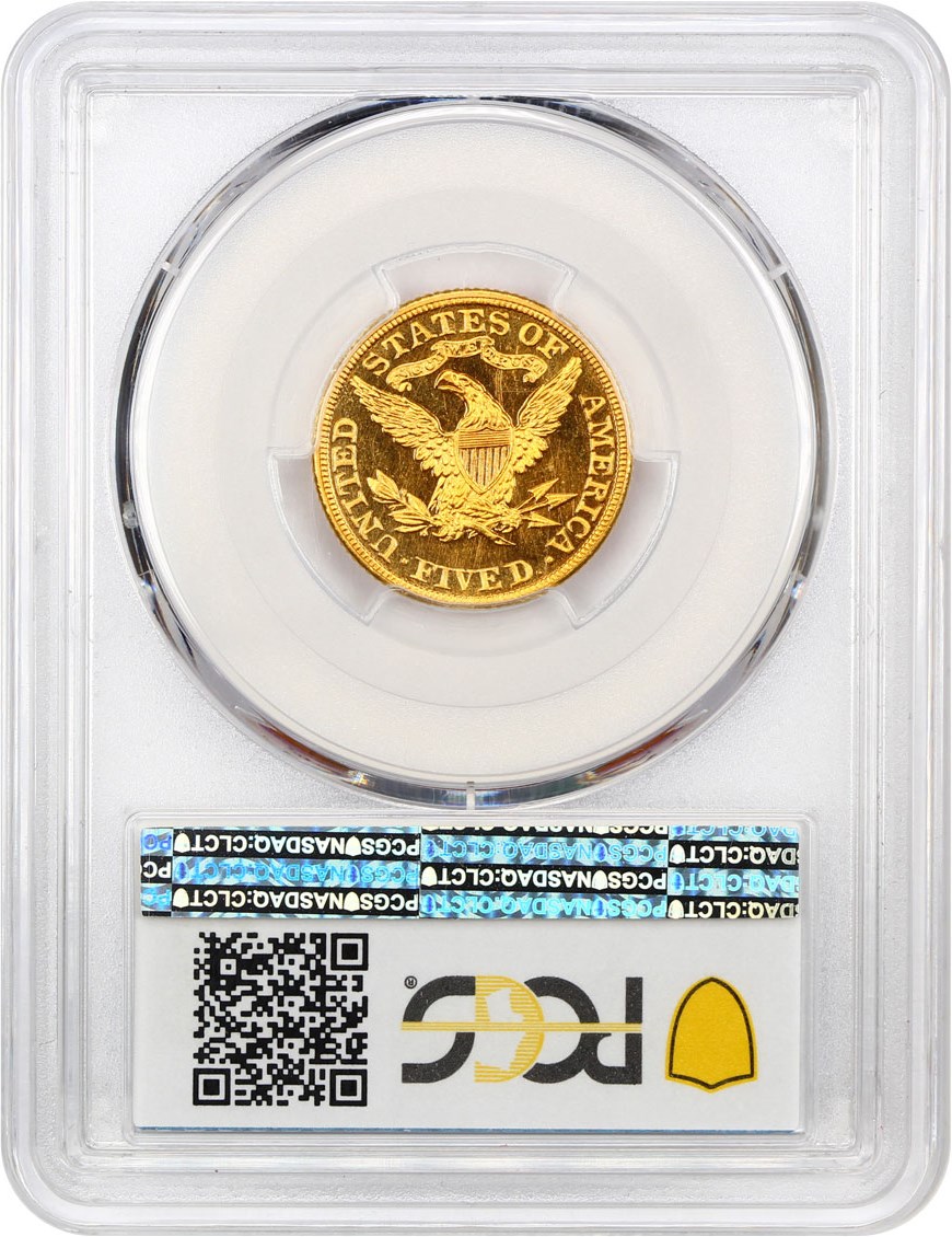 image for: 1888 $5 PCGS/CAC Proof 65 DCAM