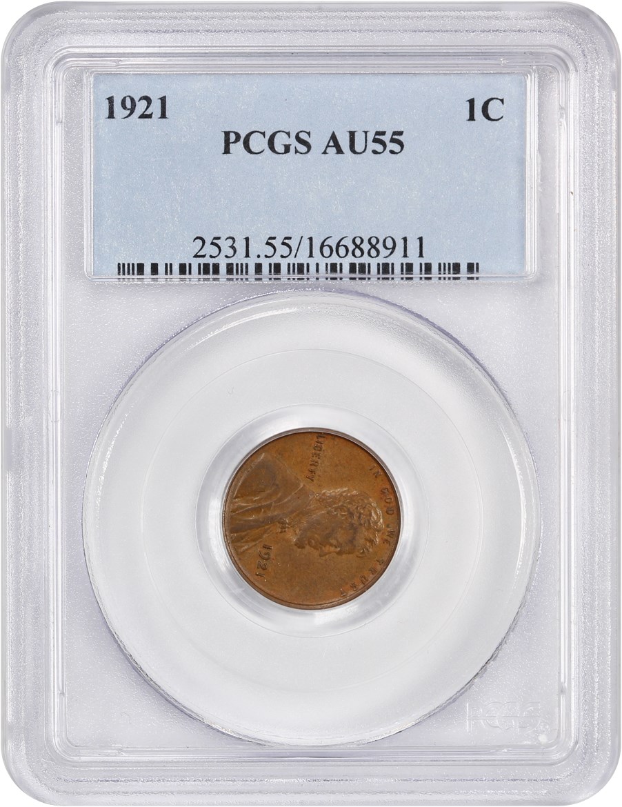 image for: 1921 1c PCGS AU55