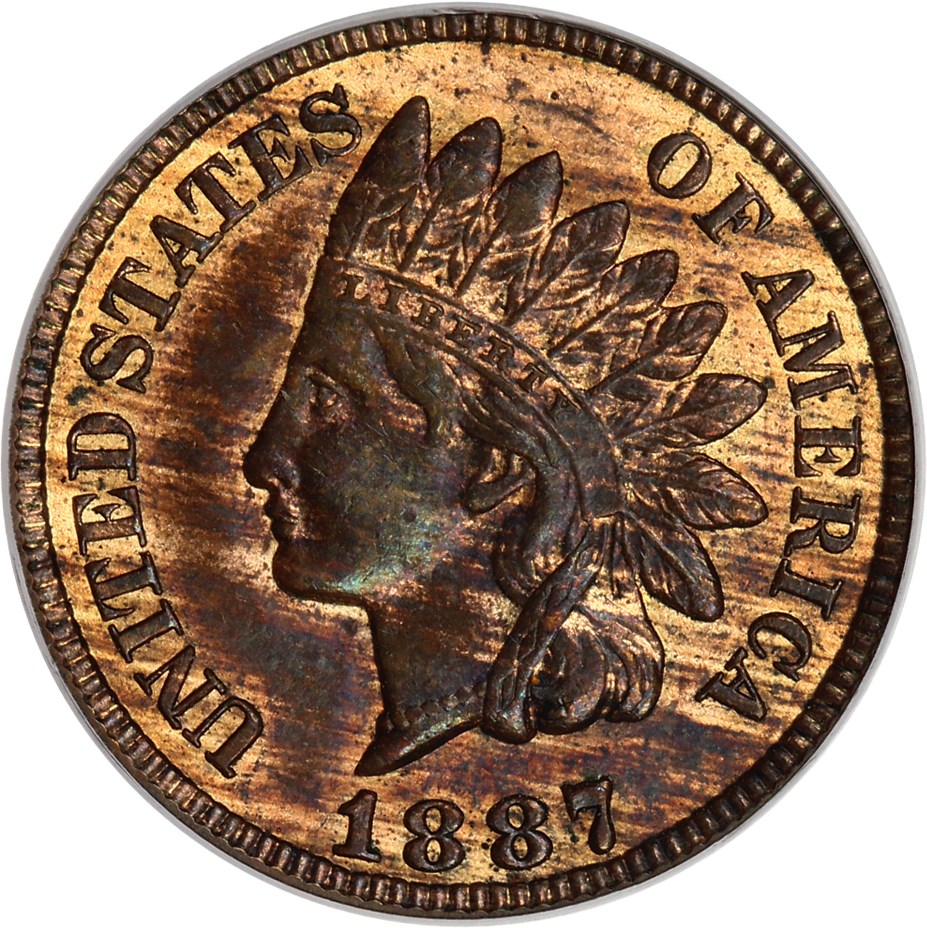 image for: 1887 1c PCGS AU58