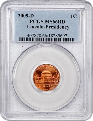 image for: 2009-D Lincoln-Presidency 1c PCGS MS66 RD