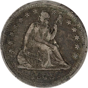 image for: 1843-O 25c PCGS VF25