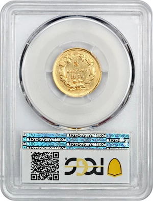 image for: 1854-D $3 PCGS XF40