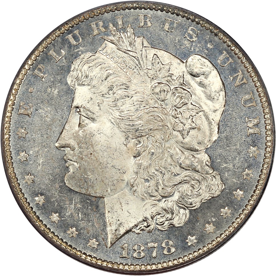 image for: 1878 7TF $1 PCGS MS63 PL (Reverse of 1879)