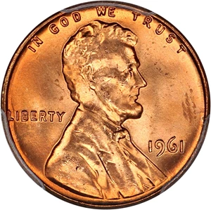 image for: 1961 1c PCGS MS66 RD