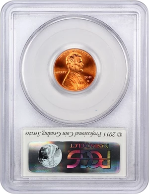 image for: 2011-D Shield 1c PCGS MS66 RD