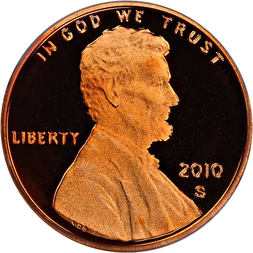 image for: 2010-S Shield 1c PCGS Proof 69 RD DCAM