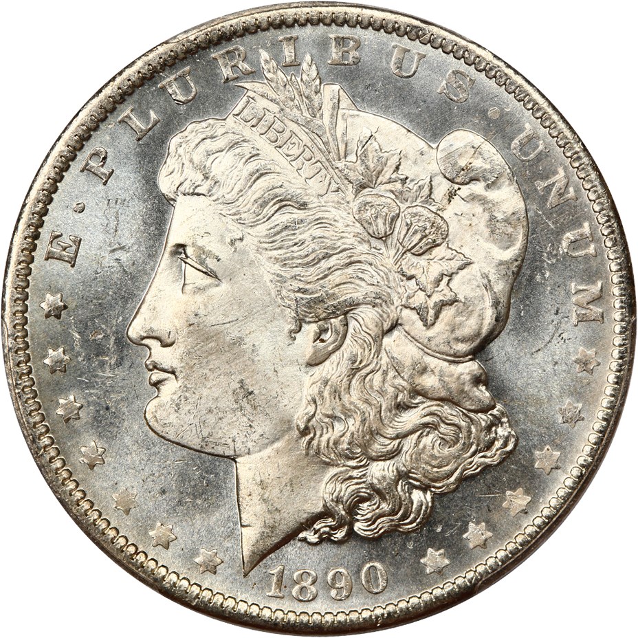 image for: 1890-O $1 PCGS MS64 PL