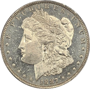 image for: 1887-O $1 PCGS MS63 PL