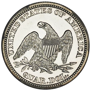 image for: 1861 25c PCGS Proof 61
