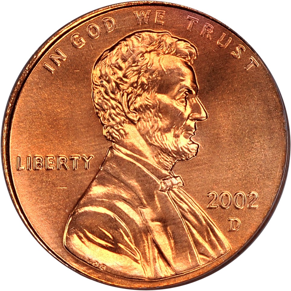 image for: 2002-D 1c PCGS MS67 RD