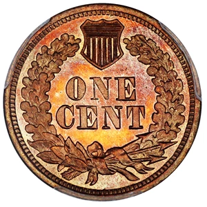 image for: 1867 1c PCGS Proof 65 RD