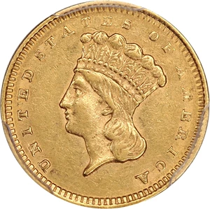 image for: 1860-S G$1 PCGS AU53