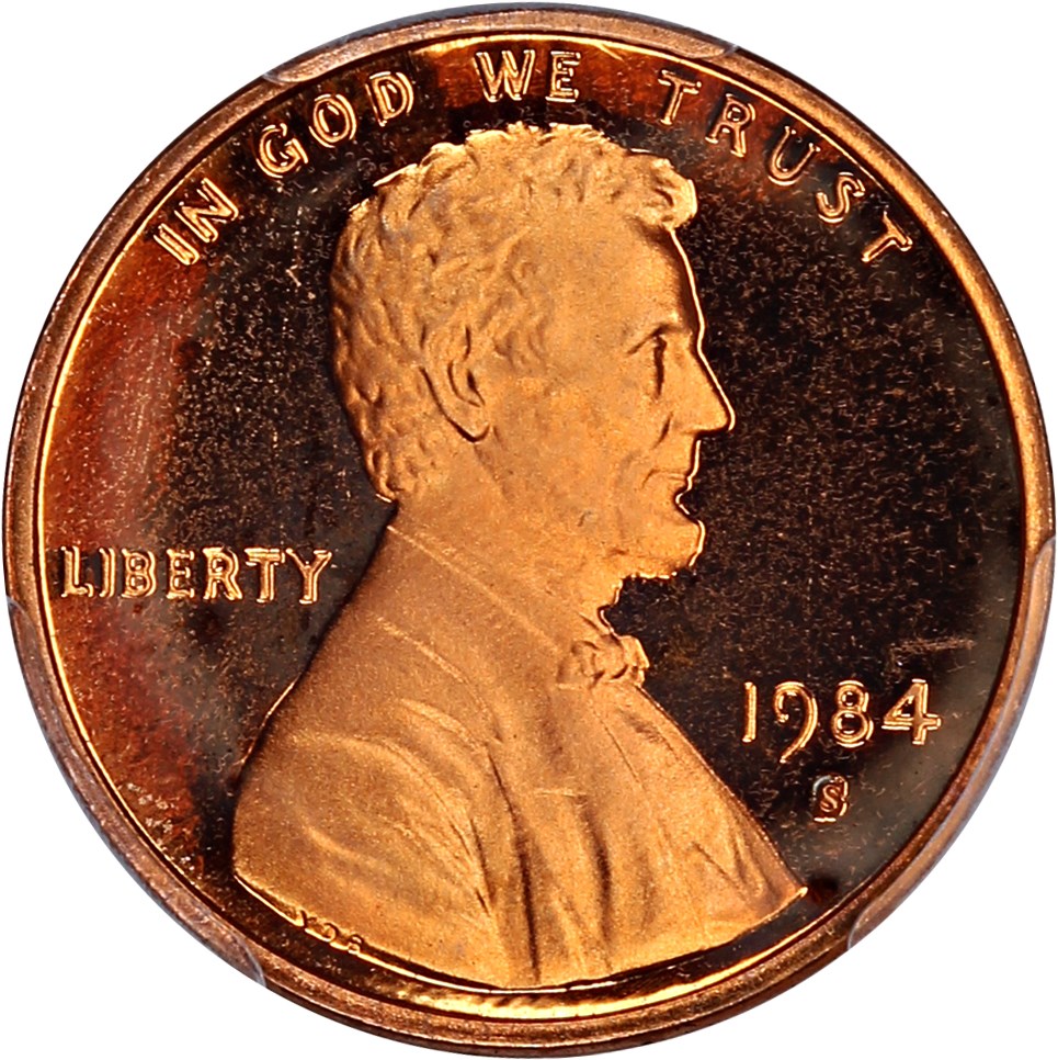 image for: 1984-S 1c PCGS Proof 66 RD DCAM