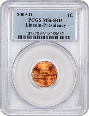 image for: 2009-D Lincoln-Presidency 1c PCGS MS66 RD