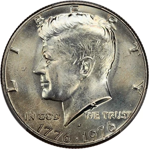 image for: 1976-D 50c PCGS MS66 (Clad)