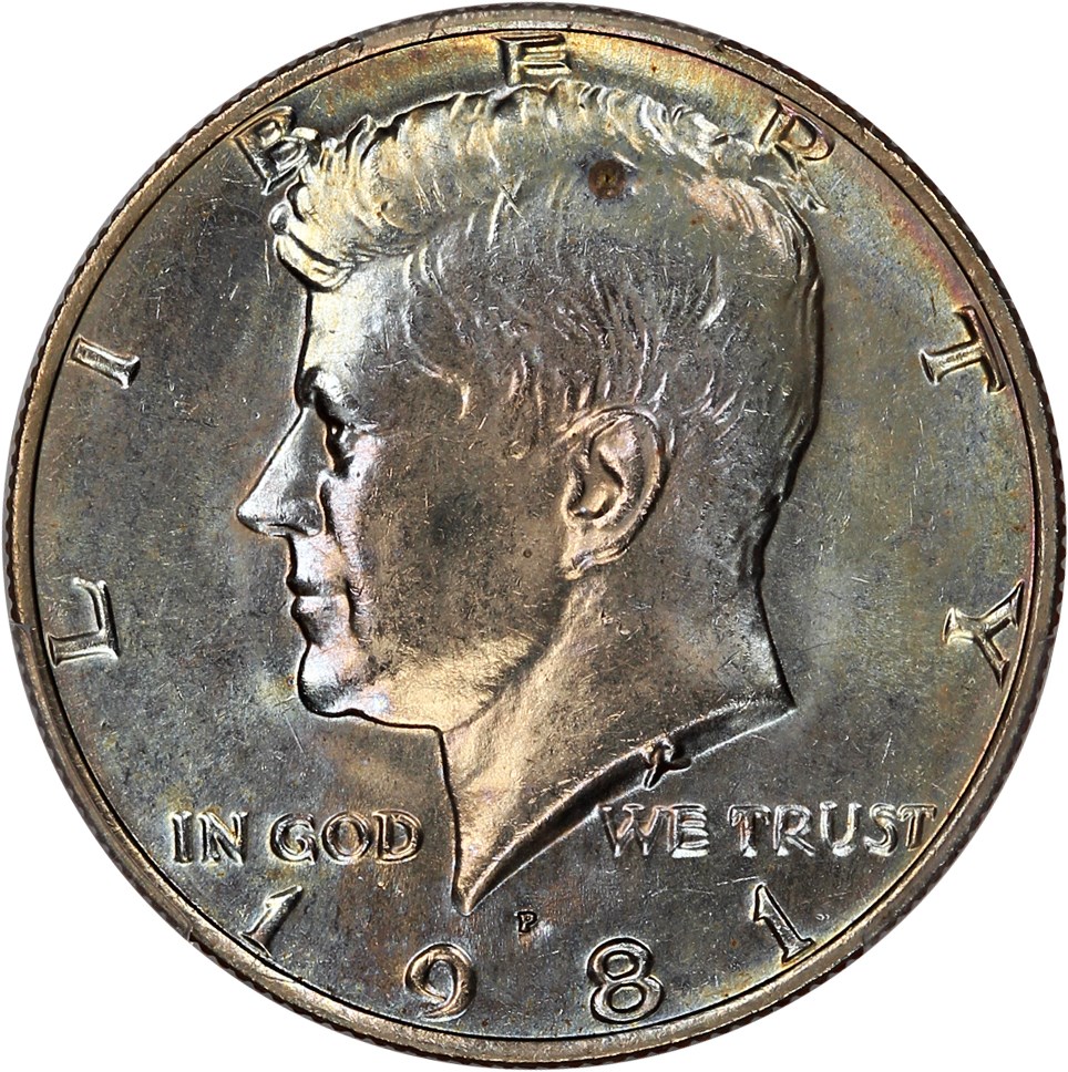 image for: 1981-P 50c PCGS MS66