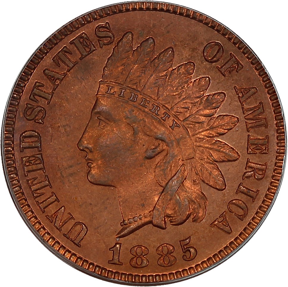 image for: 1885 1c PCGS Proof 64 RB (OGH)