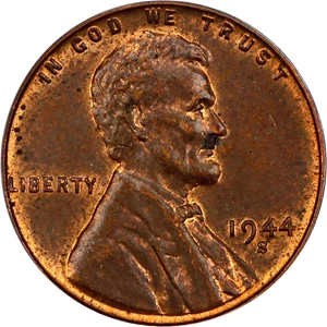 image for: 1944-S 1c PCGS AU58