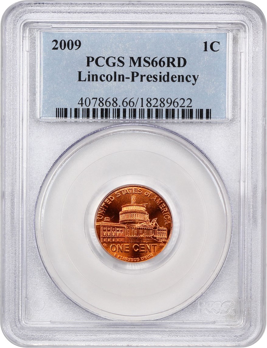 image for: 2009 Lincoln-Presidency 1c PCGS MS66 RD