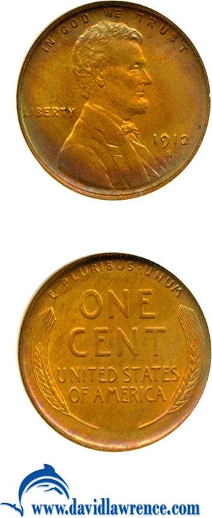 image for: 1912-S 1c NGC MS66 RB