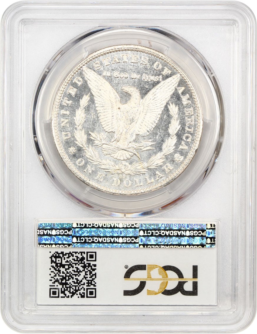 image for: 1880-CC $1 PCGS MS64 DMPL (8/High 7)