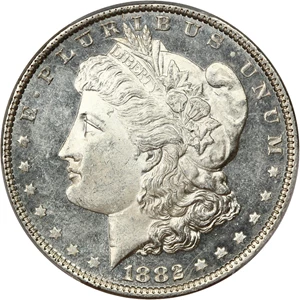 image for: 1882 $1 PCGS MS63 PL