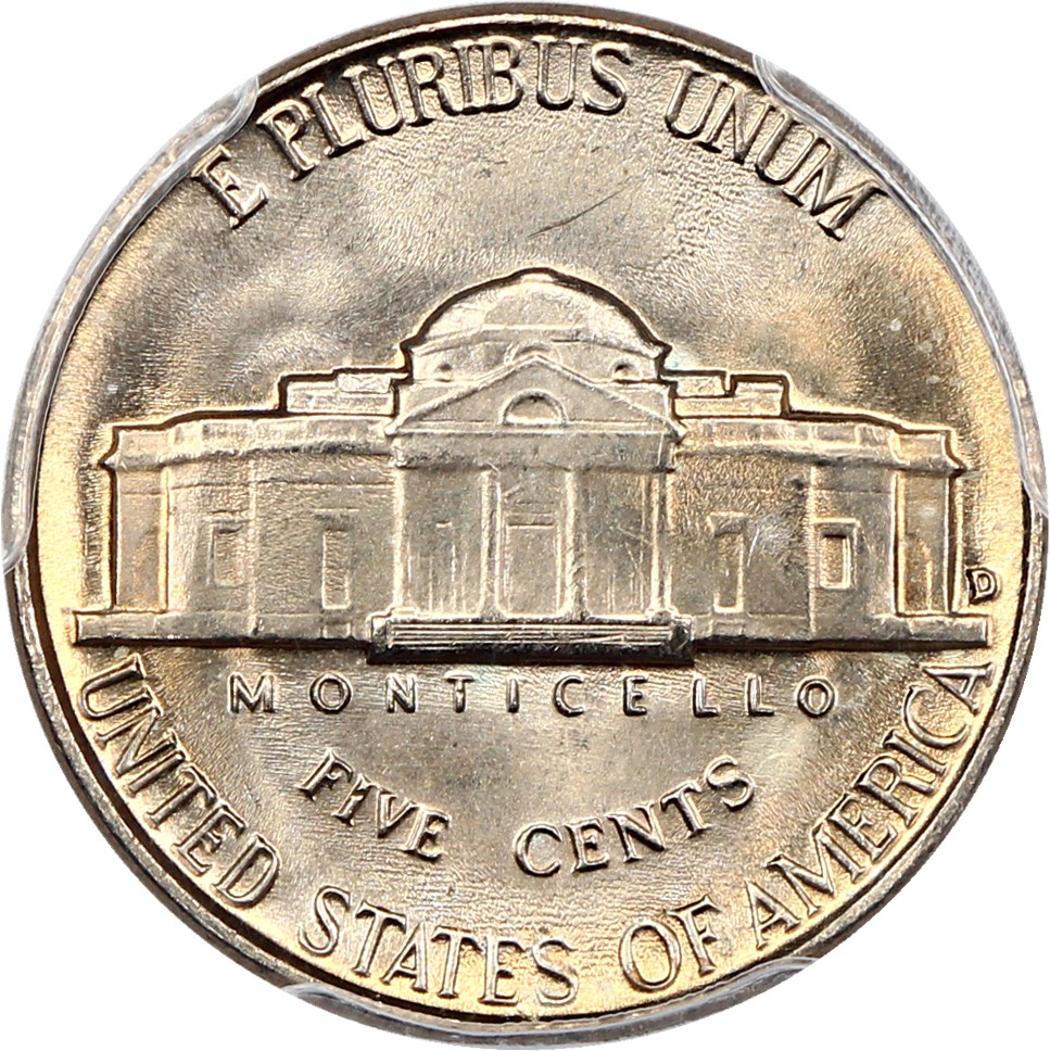 image for: 1953-D 5c PCGS MS66 FS