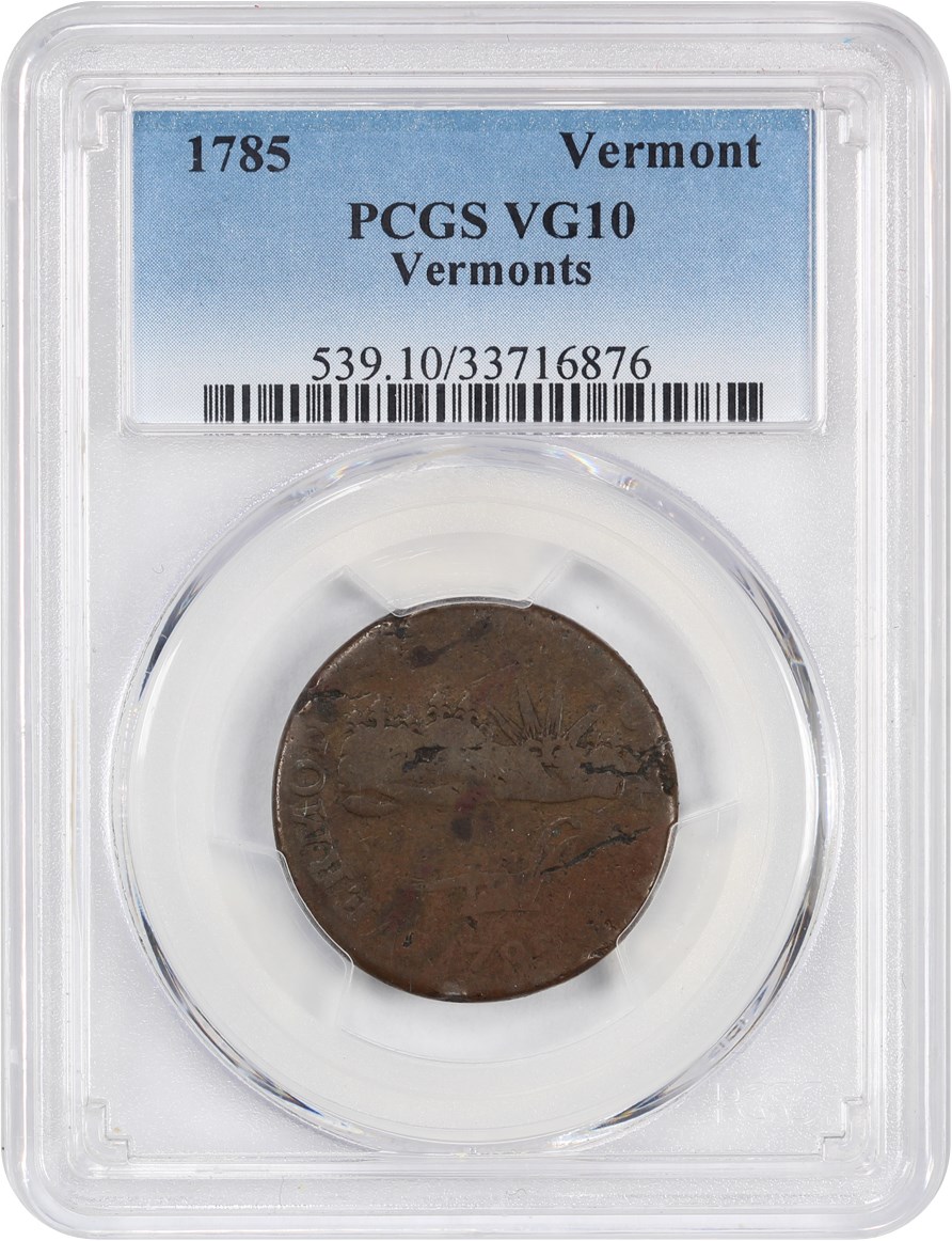 image for: 1785 Vermont PCGS VG-10 (VERMONTS)
