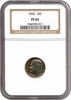 image for: 1962 10c NGC Proof 65 *Color*