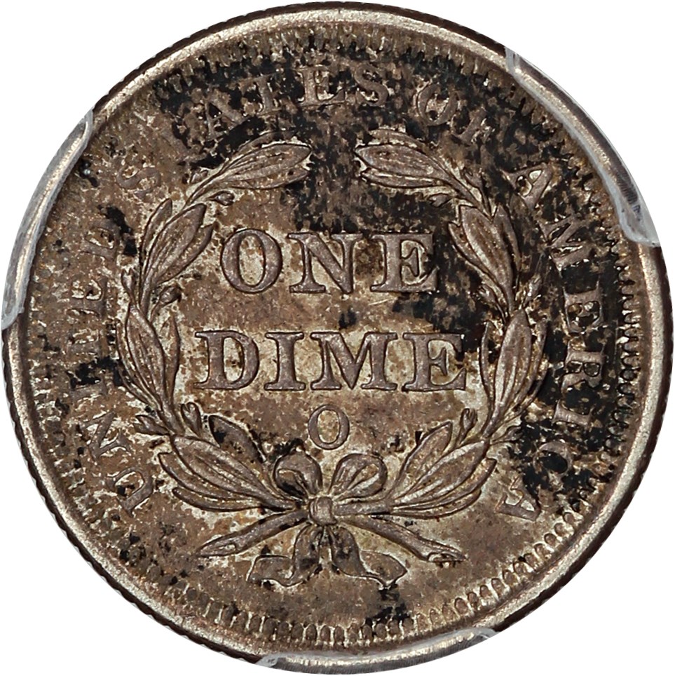 image for: 1854-O 10c PCGS AU53 (Arrows)