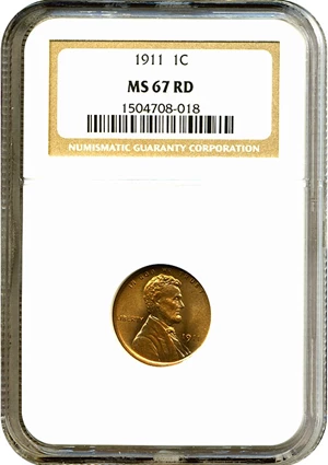 image for: 1911 1c NGC MS67 RD