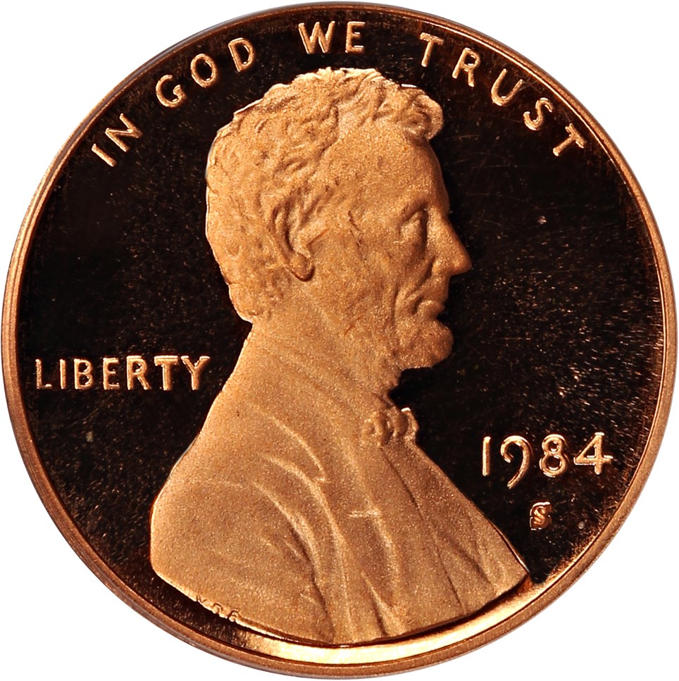 image for: 1984-S 1c PCGS Proof 68 RD DCAM