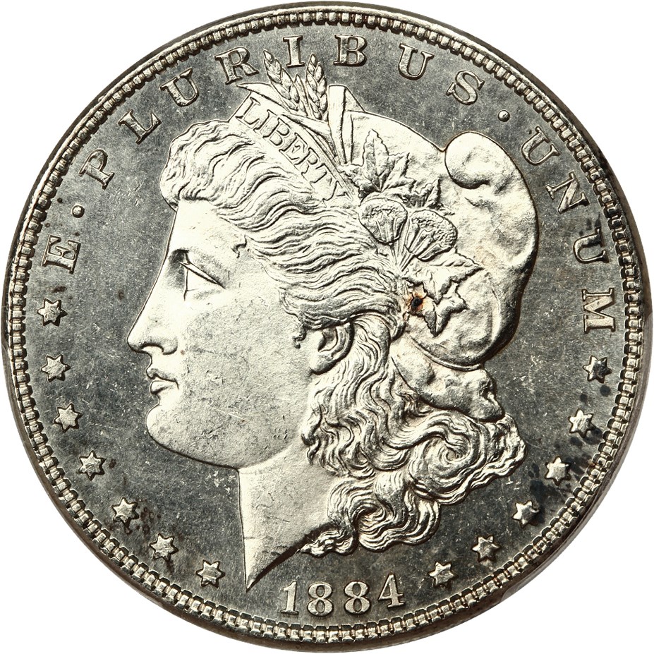 image for: 1884 $1 PCGS MS64 PL