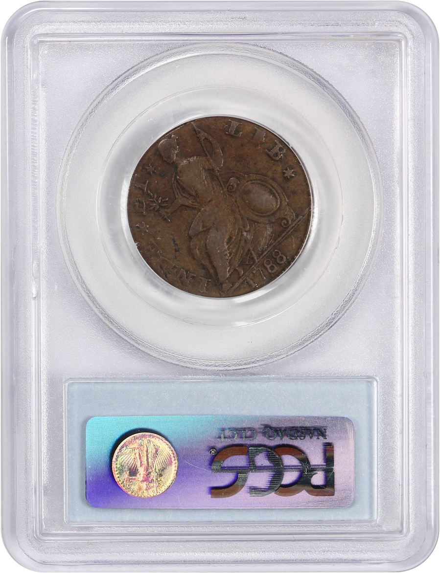 image for: 1788 Connecticut PCGS VF30 (Mailed Bust Right)