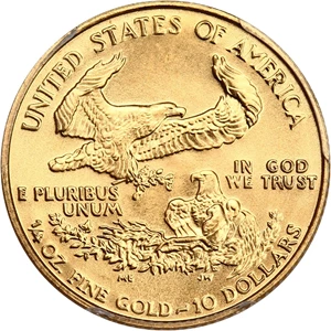 image for: 1989 Gold Eagle $10 PCGS MS69 (Reagan Legacy Series)